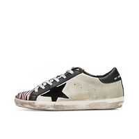 Golden Goose Superstar板鞋 G31MS590 高跟鞋 灰色黑尾 36