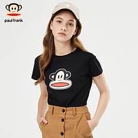 Paul Frank/大嘴猴t恤女短袖2020新款夏季ins休闲黑色上衣打底衫