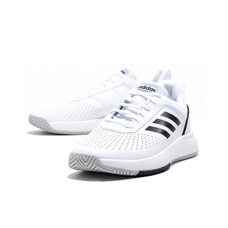 adidas 阿迪达斯 adidas Courtsmash 网球鞋 白黑F36718 44.5/275