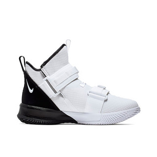 NIKE 耐克 Nike LeBron Soldier 13 篮球鞋 白黑 40.5