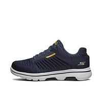 SKECHERS 斯凯奇 Skechers Go Walk 5 15900 运动板鞋 海军蓝色/黄色 43.5