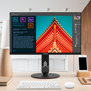 PANDA 熊猫 PE24QA2 23.8英寸 IPS 显示器(2560×1440、75Hz、99%sRGB）