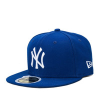 New Era 纽亦华 59Fifty NYY Basic 儿童平檐棒球帽 Blue 6 5/8