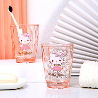 考拉海购黑卡会员：HELLO KITTY 凯蒂猫透明粉色漱口杯创意可爱儿童漱口杯