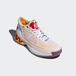 adidas 阿迪达斯 D Rose 10 McDonalds 篮球鞋 FW7592 (白/日光黄/亮粉红荧光、41)