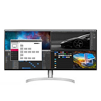 LG 乐金 34WK95U-W 34英寸 IPS 显示器 (5120x2160、60Hz、98%DCI-P3、HDR600）