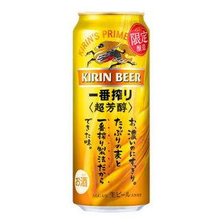 麒麟（Kirin）一番榨啤酒 夏季芳醇啤酒500ml*24罐装