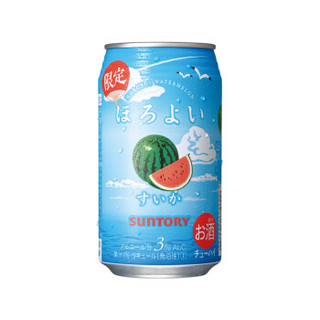 和乐怡（HOROYOI） 三得利 日本进口 预调酒 鸡尾酒 果酒 西瓜350ml*6罐