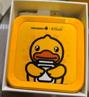 memobird咕咕机go三代标签打印机小黄鸭版