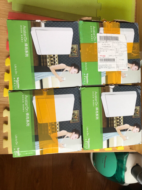 装修备货中,第二次使用施耐德了,先备四十