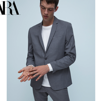 ZARA 00706424802 男士纹理西装外套