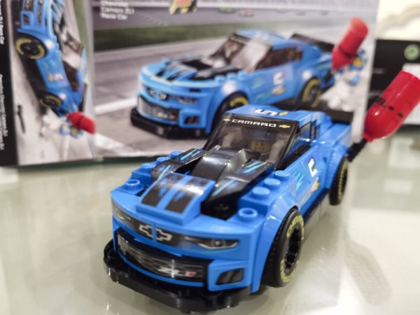 lego乐高speed赛车系列75891雪佛兰卡罗zl1赛车