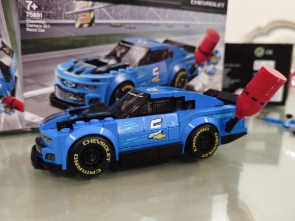 lego乐高speed赛车系列75891雪佛兰卡罗zl1赛车