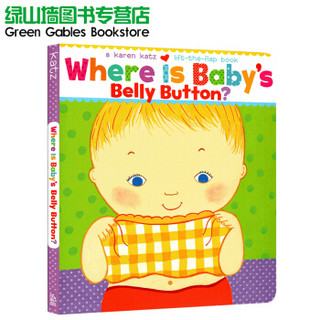 英文原版绘本Where Is Baby's Belly Button?宝宝的肚脐在哪里 卡伦卡茨