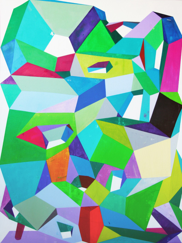 形状15号|段晓刚|布面丙烯|90 x 120 cm