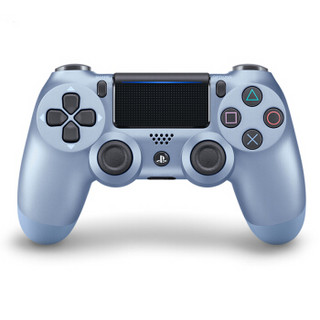 SONY 索尼 PlayStation 4 Slim+钛金蓝手柄 游戏机套装 500GB 白色