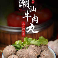仓帝 正宗潮汕手打牛肉丸  250g/袋