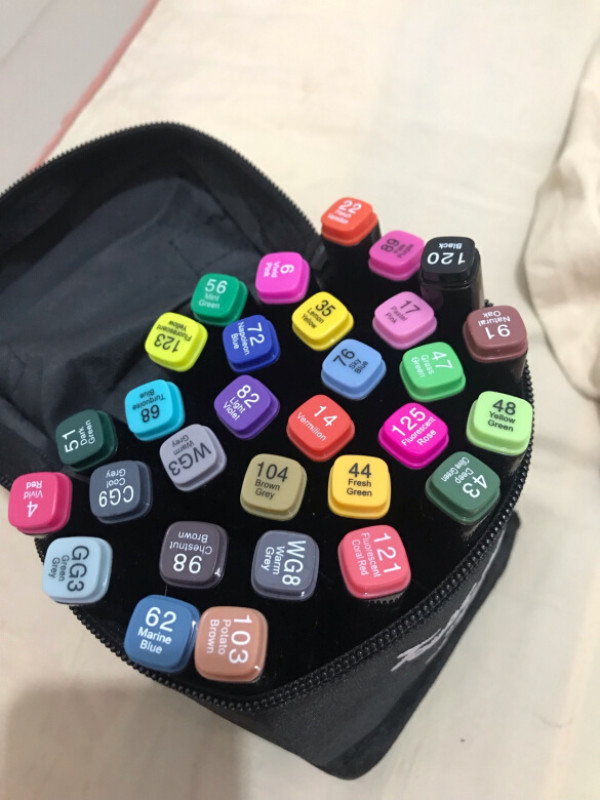 touchcooltouch30pcs双头酒精性马克笔24色
