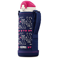 THERMOS 膳魔师 儿童保温杯 FHO超轻系列 保温保冷两用800mL 褐色 FHO-801WF NV-H