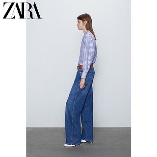 ZARA 【打折】女装 度假风条纹衬衫 03510027044