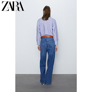 ZARA 【打折】女装 度假风条纹衬衫 03510027044