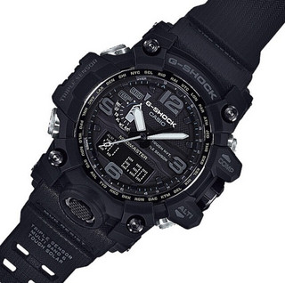 CASIO 卡西欧 G-SHOCK 陆地系列 56.1毫米太阳能电波腕表 GWG-1000-1A1