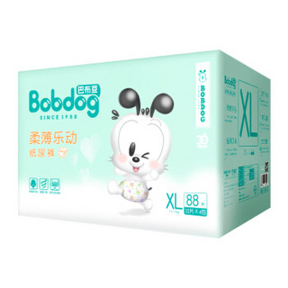 BoBDoG 巴布豆 柔薄乐动纸尿裤XL88 *5件