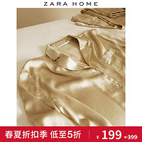 Zara Home 2020春夏新款长袖衬衫睡衣室内家居服女 41398579307