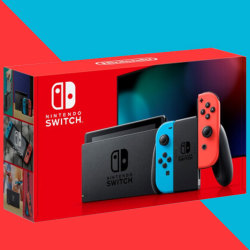 Nintendo 任天堂 Switch续航加强版 游戏掌机 日版 红蓝
