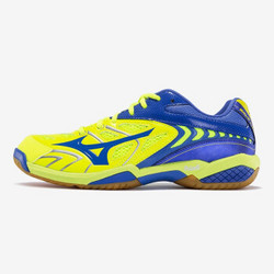 Mizuno美津浓  男女款羽毛球鞋 WAVE FANG SS2 71GA171027 荧光黄/蓝/银 42