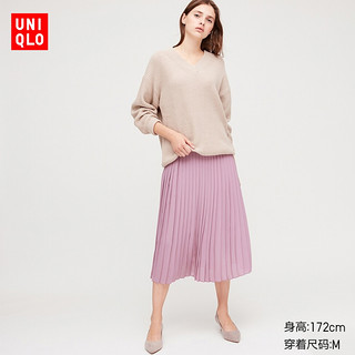 UNIQLO 优衣库 425371 女士打褶长裙