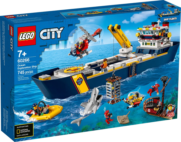 小编精选：LEGO 乐高 城市系列60263—60266 海洋探索主题新品四款