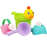 移动端：优卡家 儿童洗澡玩具 小公鸡趣味洗头杯 4件套