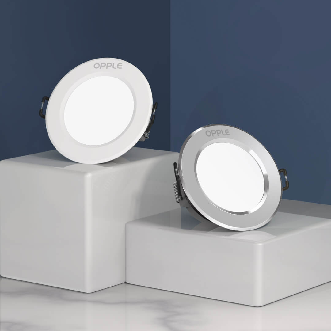 opple欧普照明led筒灯3w超薄开孔78cm5件