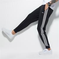 adidas阿迪达斯男服运动长裤小脚收口针织休闲运动服
