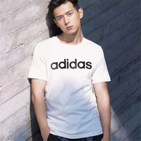 adidas阿迪达斯NEO男服新款运动服圆领休闲短袖T恤