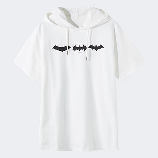 DC蝙蝠侠标志印花潮流短袖卫衣