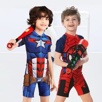 ZOKE蜘蛛侠/美国队长儿童泳衣泳裤