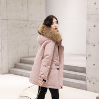 GOLDFARM 高梵 女士收腰工装羽绒服