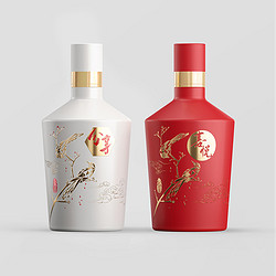 谷小酒分享/喜悦2000浓香型白酒52度500ml