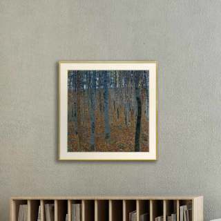 商品克里姆特名作复刻版画-山毛榉树