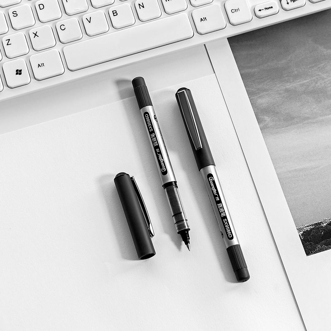 guangbo广博直液式中性笔12支