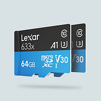 Lexar 雷克沙 633x MicroSDXC A1 UHS-I U3 TF存储卡 128GB