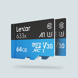 Lexar 雷克沙 633x MicroSDXC A1 UHS-I U3 TF存储卡 32GB