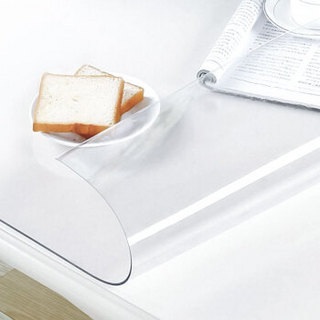 QUATREFOIL 无味桌布防水 新升级透明pvc软玻璃桌垫 防油餐桌布垫茶几垫台布餐垫 90*150cm