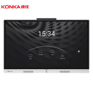 康佳（KONKA）86英寸 会议平板电视 4K超高清防眩光智能触屏一体机无线投屏远程视频电子白板商用电视86MX1