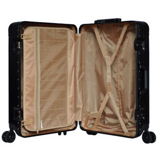 博兿（BOYI）BY-16006 铝镁合金框男女士万向轮拉杆箱行李箱29英寸 玫瑰金