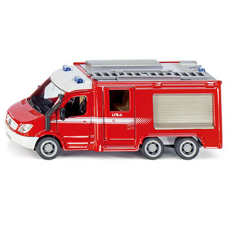 凯知乐 仕高siku挂件装消防救援合金车模救护车救生艇模型玩具