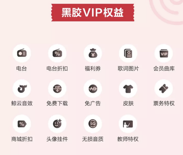 网易云音乐 黑胶VIP会员（教师版）年卡