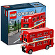 LEGO乐高创意系列40220伦敦巴士小颗粒积木7岁+玩具